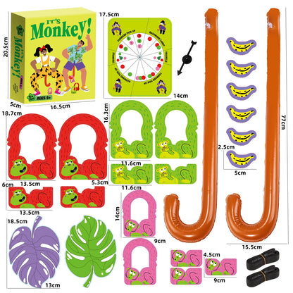 Novelty Monkey Party Game Funny Interactive Table Game Adult Gag Present for Christmas Thanksgiving Girls Night Birthday