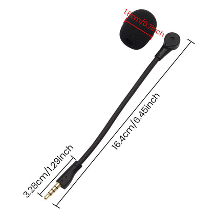Replacement 3.5mm Microphone for Logitech G Pro X Headphones E-Sports Game Headset Mic for Steelseies Headphones