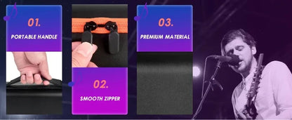 Wireless Microphone Case for JBL Wireless Two Microphone System Universal Handheld Dual Mic Travel Bag for Singing Karaoke