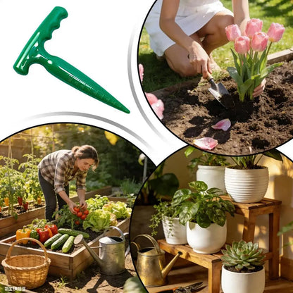 Long-handled Hole Digger For Seedling Cultivation Gardening Seeder Sowing Hand Tool Plant Hole Digger For Transplanting Planting