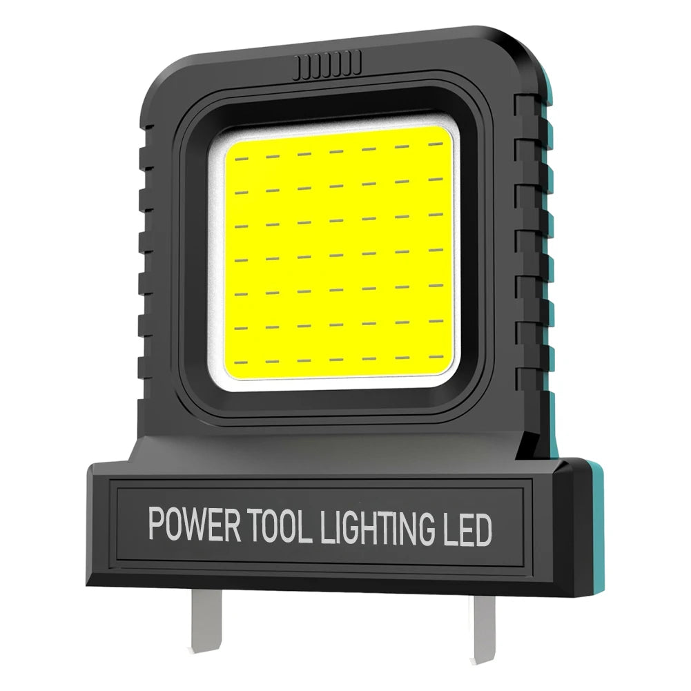 1-5 szt. Lampa robocza LED do elektronarzędzi Makita, Milwaukee, DeWalt, Bosch, Dayi, Lomvum, Zhipu, z akumulatorem litowo-jonowym 18V-21V
