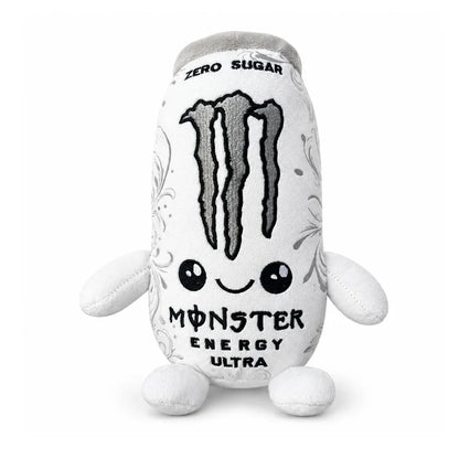 HOT- Monster Plush White Energy Drink Plush Toy Simulation Can Stuffed Doll Cute Soft Figure Decor Gift Friend Home Ornament