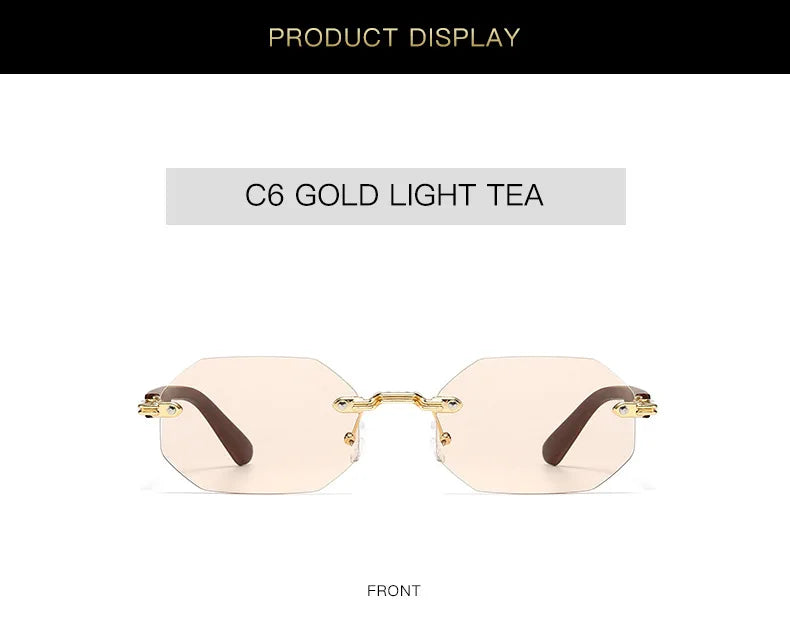 New Vintage Elliptical Sunglasses Women Men Polygon Sun Glasses Female Oval Eyewear Sunglasses for Male Female Eyeglasses