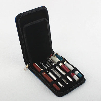 12 Slots Fountain Pen Case Pencil Case Pouch Bag PU Leather Case for JINHAO Pens