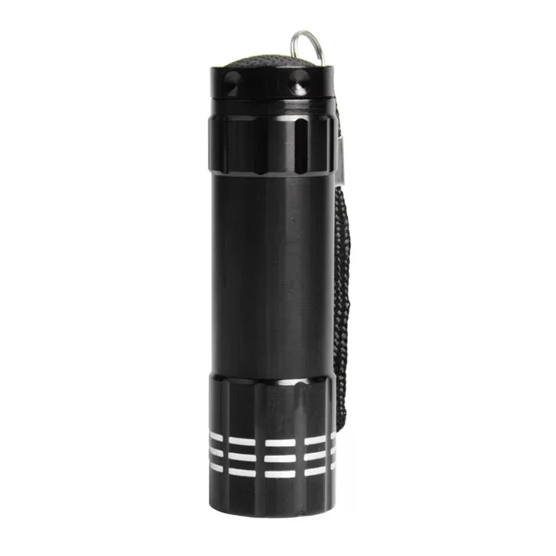 395nm UV Flashlight 9/12LED UV Gel Curing Light Ultraviolet Light Blacklight Detector for Pet Urine Scorpion Jewellry Inspection