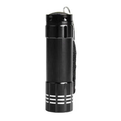 395nm UV Flashlight 9/12LED UV Gel Curing Light Ultraviolet Light Blacklight Detector for Pet Urine Scorpion Jewellry Inspection