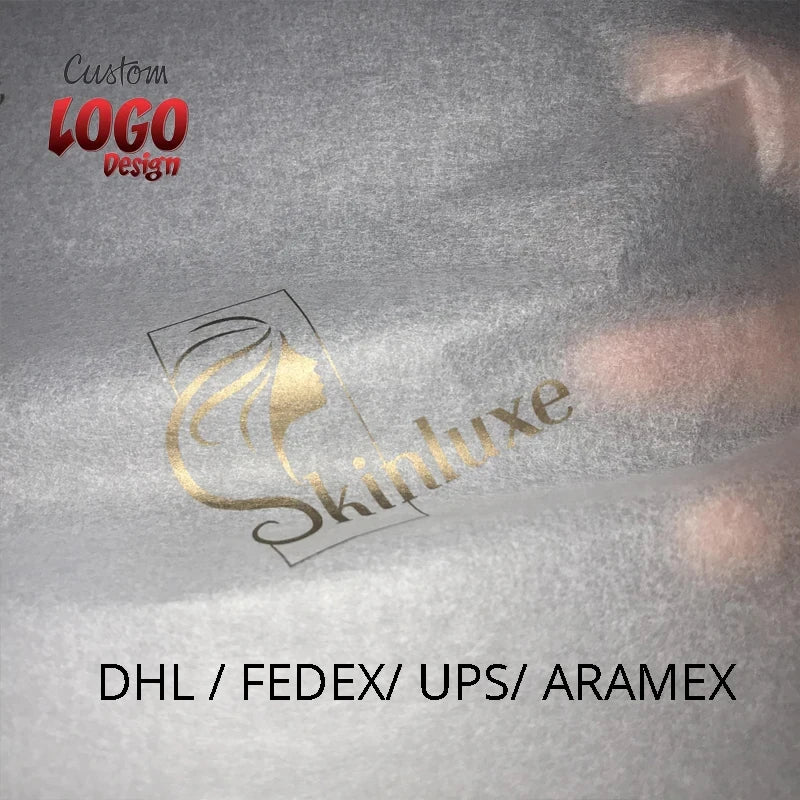 500Pcs/Lot Eco Friendly Color Tissue Paper Custom Logo Branded For Clothing T Shirt Gift Wrapping Packagingr