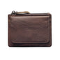 New Cow Leather Women's And Men's Card Bag Coin Purse Slim Credit Card Holder Wallet For Men and Women ID Card Pocket