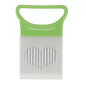 1Pcs Colorful Onion Slicer with Stainless Steel Holder Easy Onion Chopper for Potatoes or Vegetables Kitchen Accessories Tools
