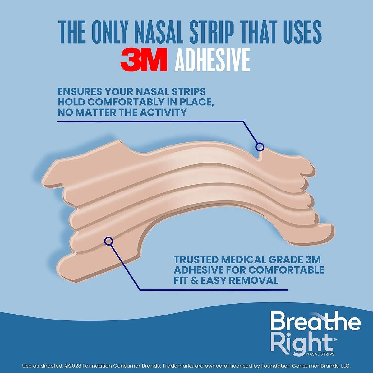 Breathe Right Nasal Strips Extra Strength Tan Nasal Strips Help Stop Snoring Drug-Free Snoring Solution&Instant Nasal Congestion