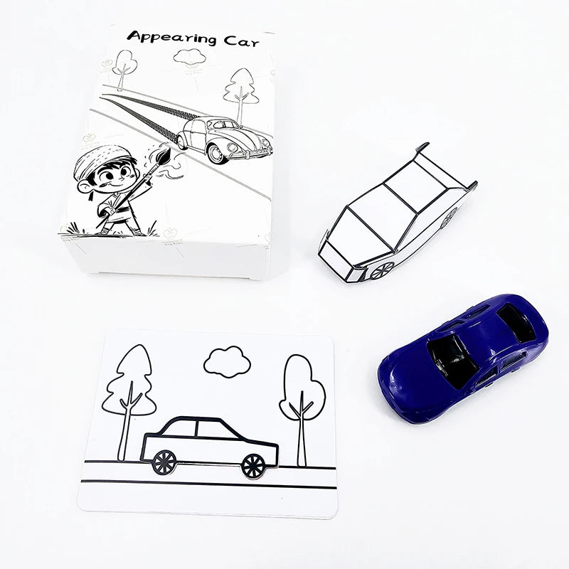 Magic Tricks Toy Street Magic Show Magic Props Appearing Car By Hyde Ren Magic Tricks Funny Card To Paper Car Illusion Box