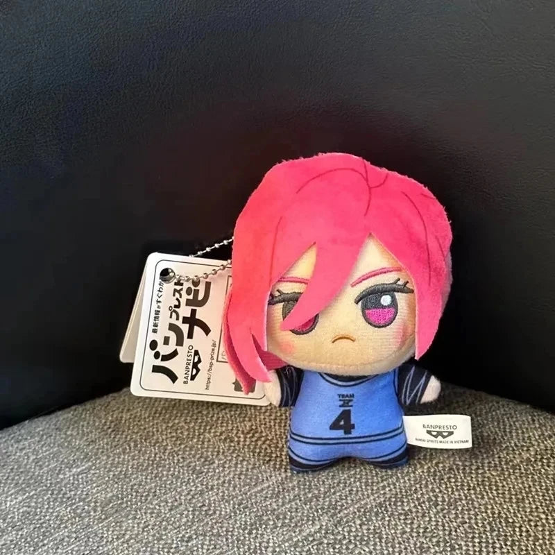 10cm New Blue Lock Plush Pendant KeyChain Yoichi Isagi Nagi Seishiro Mikage Reo Rin Itoshi Itoshi Sae Doll Toy Gift