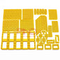 120PCS Parti tecniche fai da te 6 colori Liftarm Mattoni da costruzione spessi Blocchi Set di accessori Braccio Fascio Meccanico