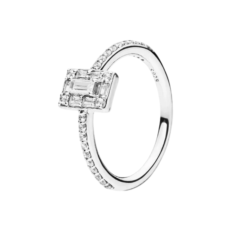S925 Silver Bow Love Flower Ring Fashionable and High End Style Ring