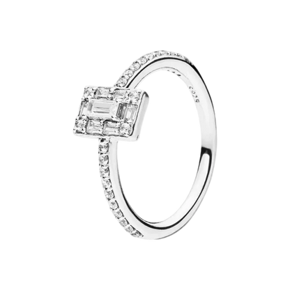 S925 Silver Bow Love Flower Ring Fashionable and High End Style Ring