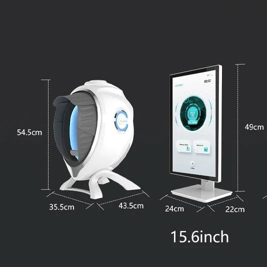 JLM Ai Smart Skin Detector Magic Mirror Skin Multi-spectrum Facial Analysis UV Layer Moisture Spectrum Analyzer Machine