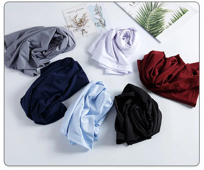 M-5XL Men's Ice Silk T-Shirt V-neck Quick Dry Seamless Short Sleeve Shirt Summer Male Casual Thin Solid Color Tees Undershirt