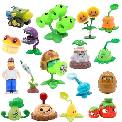 New Large Plants vs Zombies Figures Dr. Zomboss Peashooter Gargantuar Potato Mine Chomper Conehead For Kids Chrismas Toy Gifts
