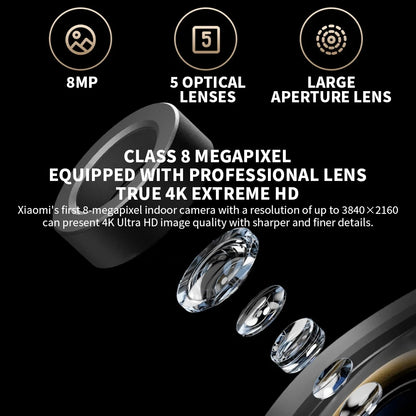 Xiaomi C700 Smart Camera 4K Ultra HD 8MP AI Human Tracking Low-Light Full Color Night Vision Mobile Surveillance