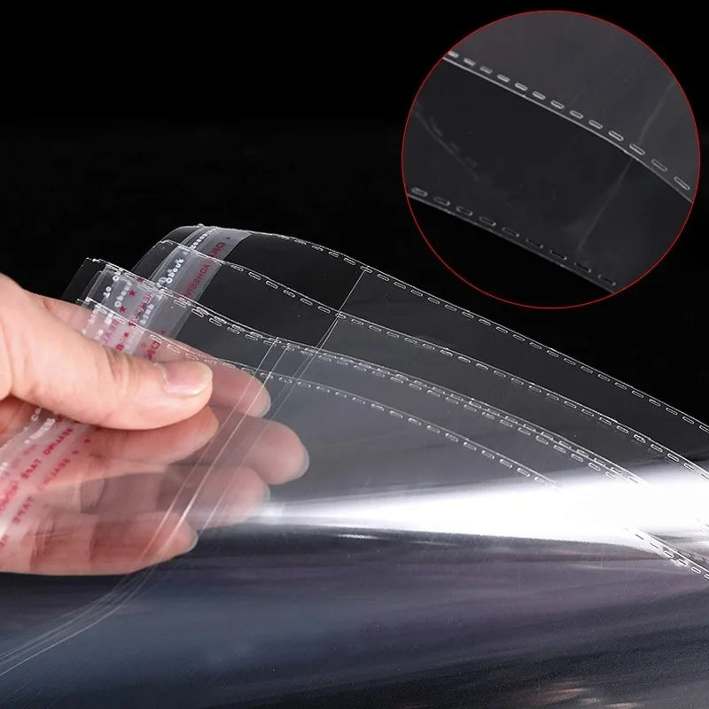 300/100pcs OPP Self Adhesive Plastic Bags Transparent Self Sealing Bag for Jewelry Cookie Candy Gifts Packaging Bags Pouches