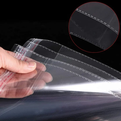 300/100pcs OPP Self Adhesive Plastic Bags Transparent Self Sealing Bag for Jewelry Cookie Candy Gifts Packaging Bags Pouches