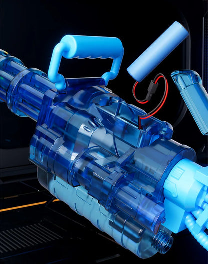 Children Simulated Firing Electric Water Gun Toy Gatling Automatic Continuous Shooting Water Pistol Summer Outdoor Toys for Kids