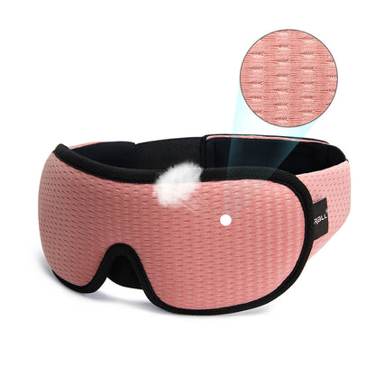 3D Sleep Mask Blindfold Sleeping Aid Eyepatch Eye Cover Sleep Patches Eyeshade Breathable Face Mask Eyemask Health Care for Rest