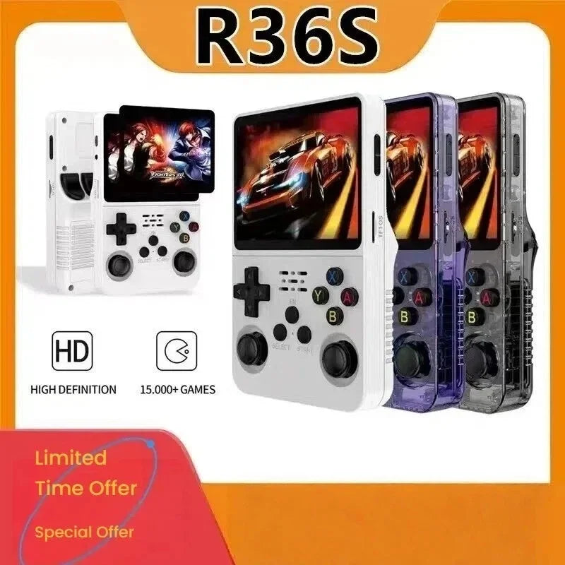 Open source handheld arcade game retro game console 3.5-inch high-definition display LINUX system emulation simulator