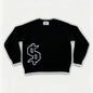 Round Neck Knitted Loose Pullover Oversized Men Full Sleeve Sweater Gothic Embroidery Daily Street Commute Y2k Outfits