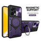 Armor Funda For Xiaomi Redmi Note 12 Pro 5G Case Slide Lens Protect Ring Stand Back Cover For Redmy Note12Pro Plus 12Pro 12S 12C