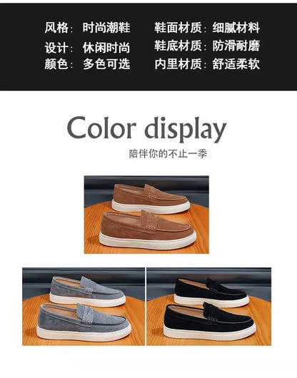 Daily Comfort Loafers Breathable Construction Dissipate Heat, Lightweight Build Lower Burden for Tired-Free Daily Movement