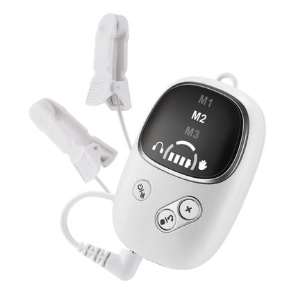 Handheld CES Sleep Aid Device for Insomnia Palm Pulse Massager Stress Relief Device Ear Clip Anxiety Pulse Pressure Relief