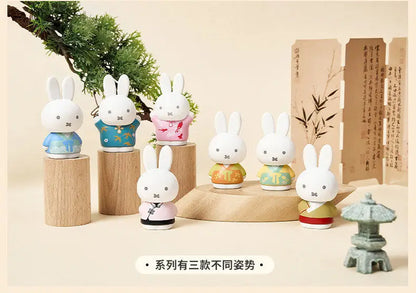 Genuine Blind Box Kawaii Miffy Cartoon Cute Doll Desktop Decoration Figure Birthday Gift Gift Toy for Girl