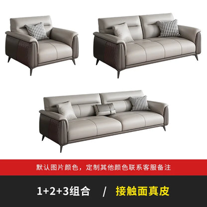 Office Sofa Business Reception Room Meeting Three Single Small Simple Modern Office Sofa Coffee Table Combination