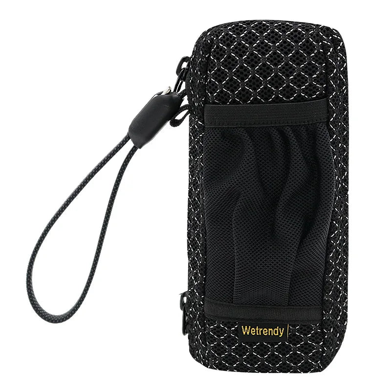 Portable Breathable Power Bank Bag for Anker A1695 & Zolo 165W, Outdoor Travel Ventilate Carrying Case