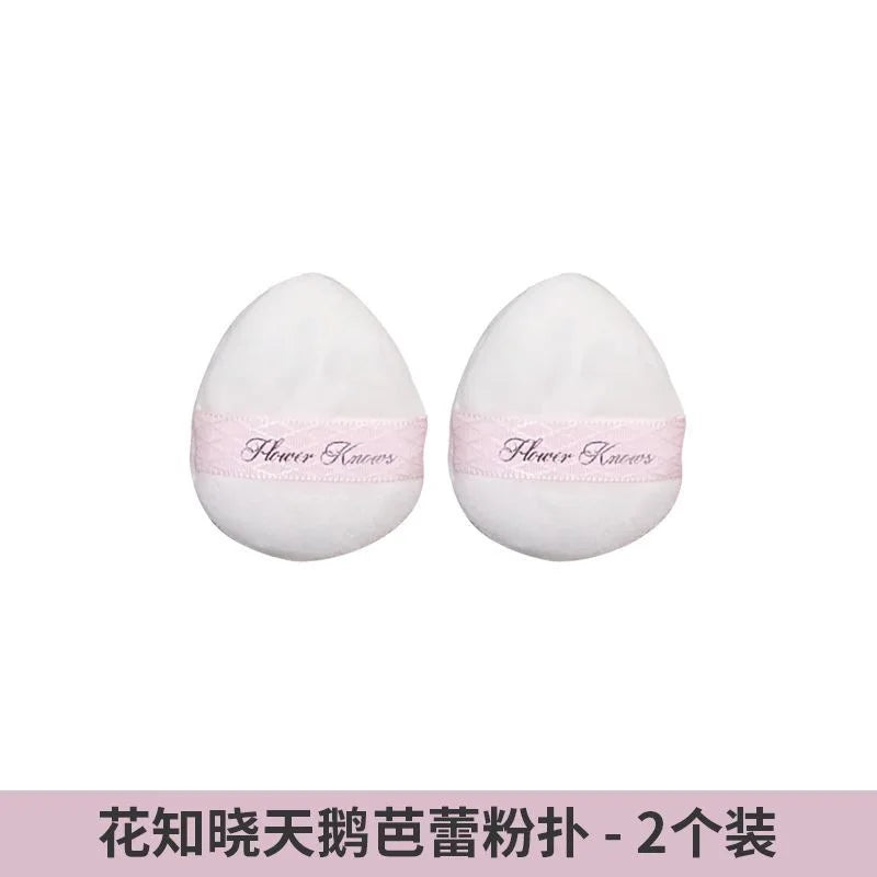 Flower Knows Mini Finger Powder Puff  For Eye & Corner Super Soft Sponge Cotton Blender Foundation Mix 2 Pc/Pack Makeup