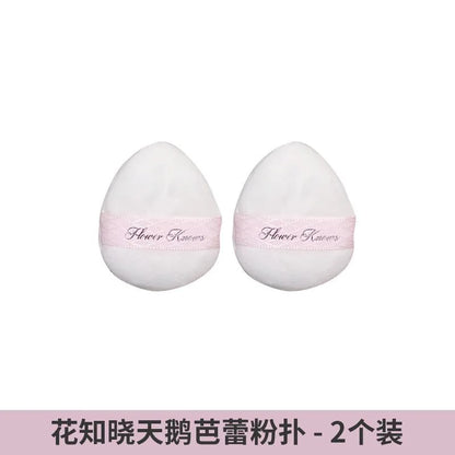 Flower Knows Mini Finger Powder Puff  For Eye & Corner Super Soft Sponge Cotton Blender Foundation Mix 2 Pc/Pack Makeup