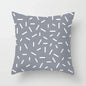 European Gray Pillowcase Geometric Pillow Cover Sofa Cushion Cover Garden Throw Pillows Hotel Outdoor Cushions car Chair 45X45cm