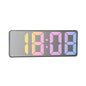 Voice Control Color Digital Alarm Clock TEMP Date Display Night Mode Snooze Table Clock Anti-disturb Function 12/24H LED Clock