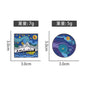 Blue Night Sky Oil Painting Enamel Pins Creative Cartoon Landscape Brooch Lapel Badges Animal Jewelry Gift for Friends