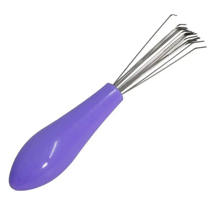 Plastic Handle Comb Hair Brush Cleaner Multifunctional Hand Tool Comb Cleaning Brush Cleaning Supplies Embedded Beauty Tools