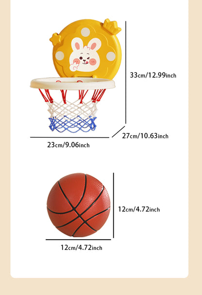 Children's basketball hoop, indoor shooting, hanging, foldable, parent-child interactive ball