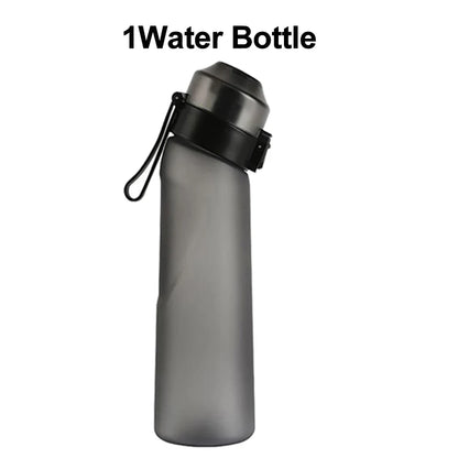 Flavored Water Bottle 650ml Sports Alr Up Drinking Bottle 7 Fruit Fragrance Pods Water Cup for Outdoor Camping Fitness Fashion