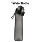 Flavored Water Bottle 650ml Sports Alr Up Drinking Bottle 7 Fruit Fragrance Pods Water Cup for Outdoor Camping Fitness Fashion