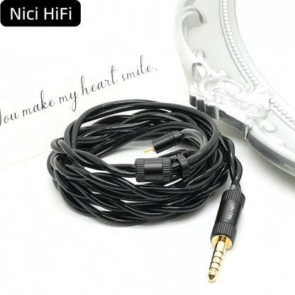 Nici HiFi-29S IEM Cable with 0.78mm 2-Pin QDC TFZ Dual 3.5mm to 4.4mm Balanced Upgrade Cable for KZ ZSN PRO ZS10 Pro EDX TRN