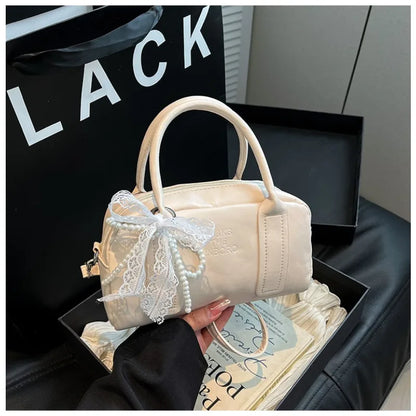 Women's Summer Solid Color Handbag Fashion Versatile Crossbody Bag Casual Ladies Shoulder Bag