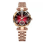 POEDAGAR Luxury Diamond Dial Woman Wristwatch Waterproof Stainless Steel Watch for Ladies Elegant Simple Quartz Women's Watches