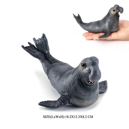 Realistic Dugong Manatee Walrus Sea Lion Fur Seal Ocean Sea Life Animals Model Action Figures Durable Education And Fun Play Toy
