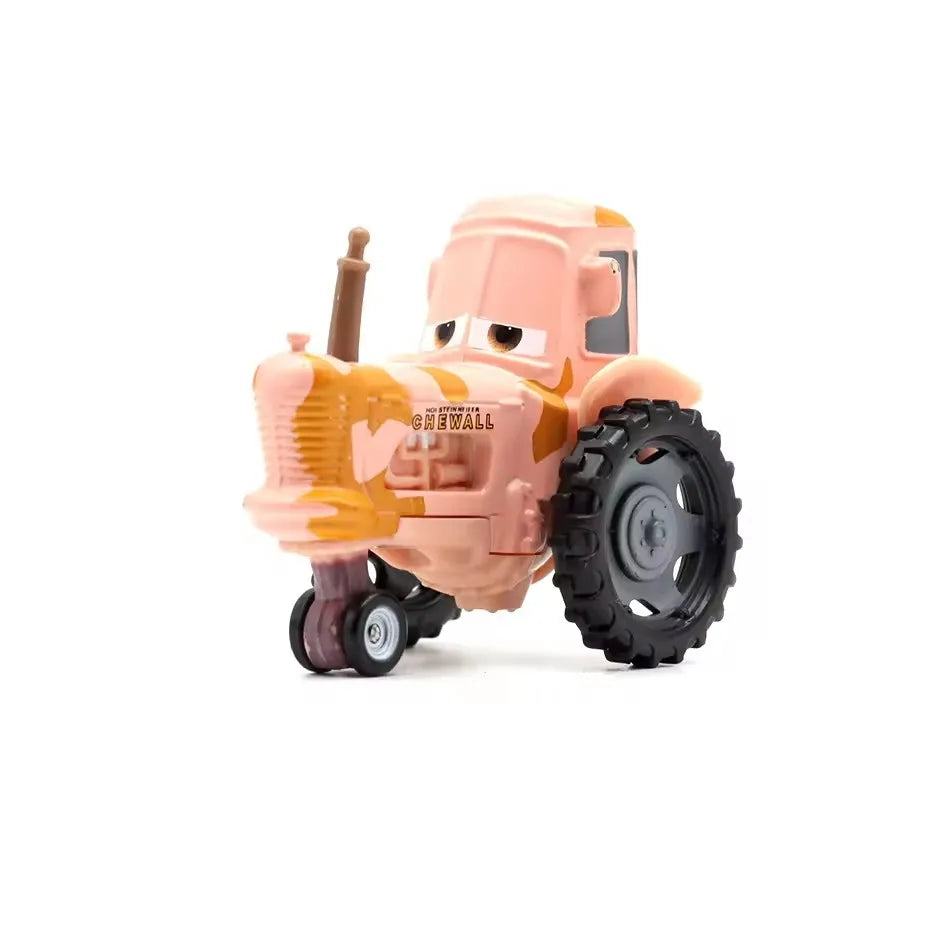 Disney Pixar Cars Lightning McQueen Storm Jackson Mack Container Truck 1/55 Ratio Die Casting Alloy Car Model Toys Truck Gifts