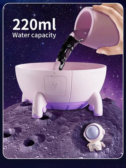 Rechargeable/USB Plug in LED Night Light Child Gift Astronauta Space Capsule Humidifier Bedroom Decor Room Atmosphere Lamp